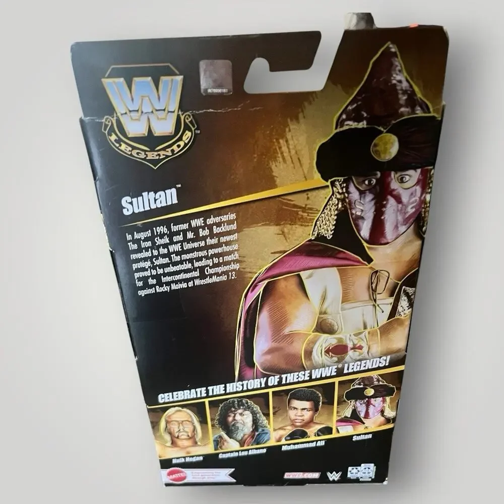 WWE Legends AUTOGRAPHED Elite Collection Series 22 The Sultan Action Figure WWF